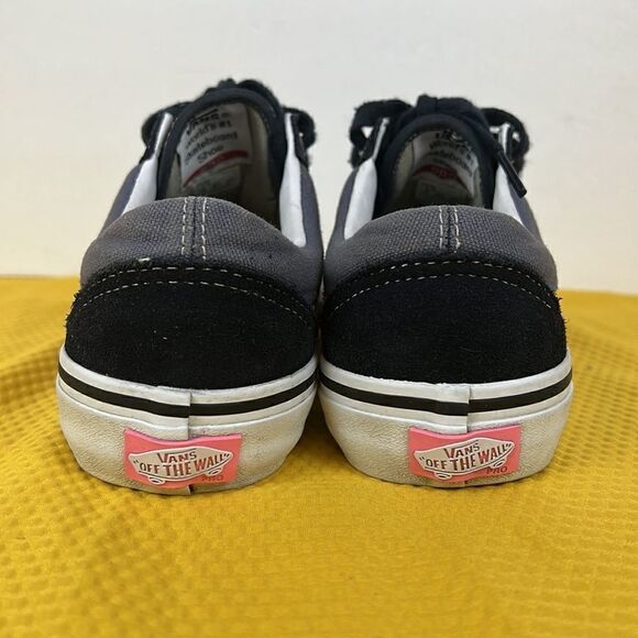 Vans Old Skool Classic Suede Canvas Duracap Pink Navy Blue Shoes Mens 5 - Picture 4 of 9